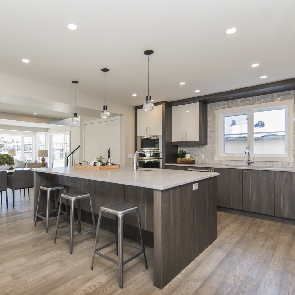 A clean and fresh modern kitchen